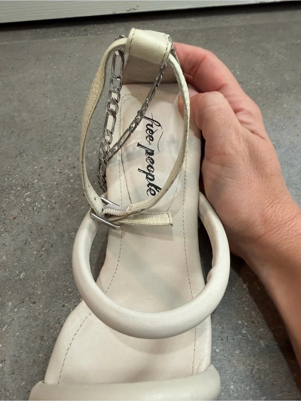 Free People Parker Chain Heel Sandals